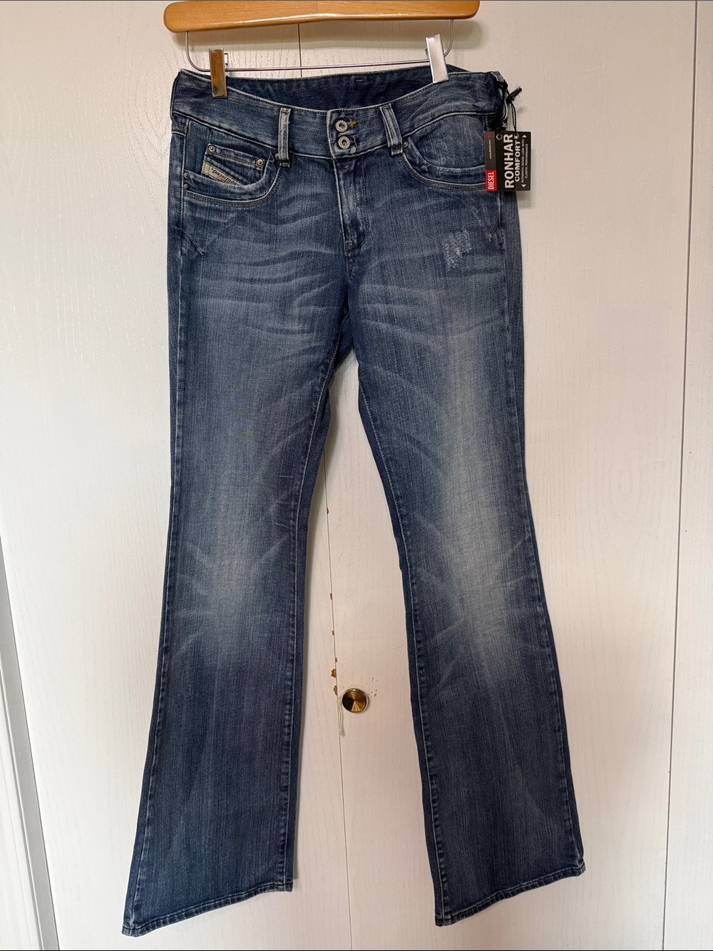 Diesel Women's Dark Blue Flared Jeans